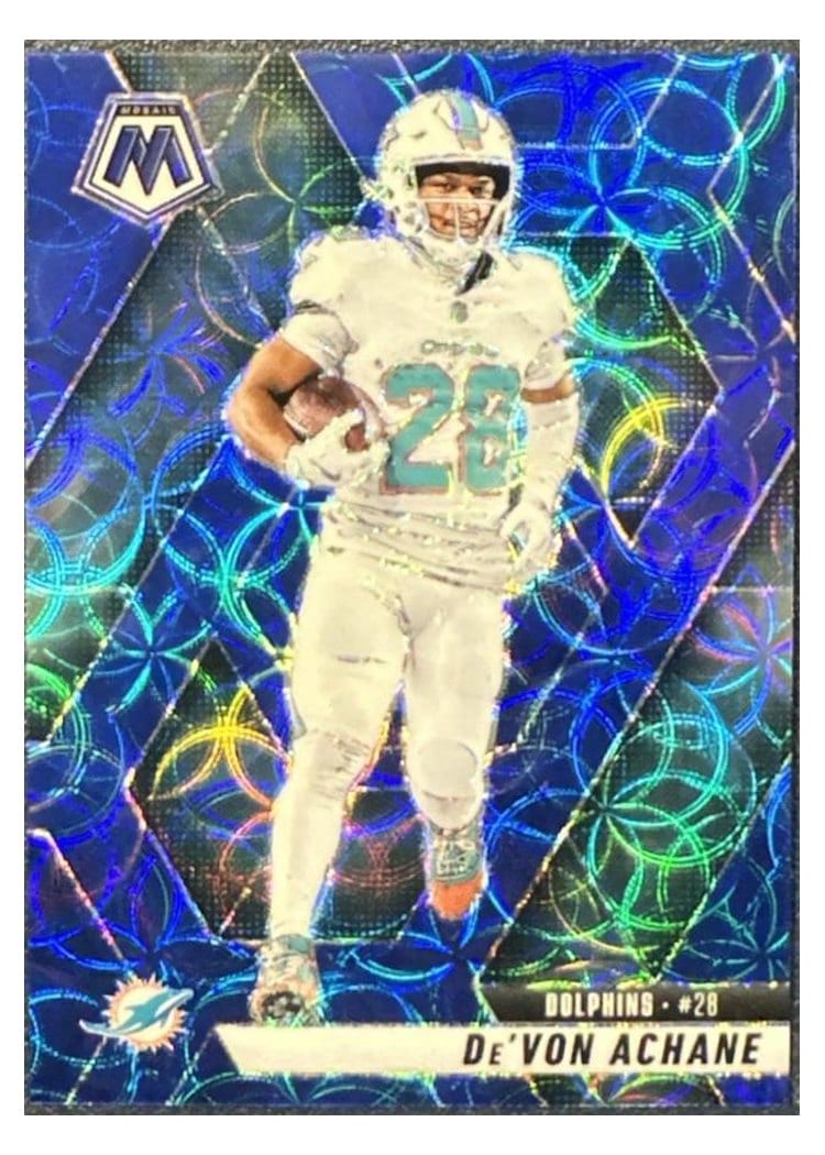 2025 Panini Mosaic Base Set De'Von Achane #58 card