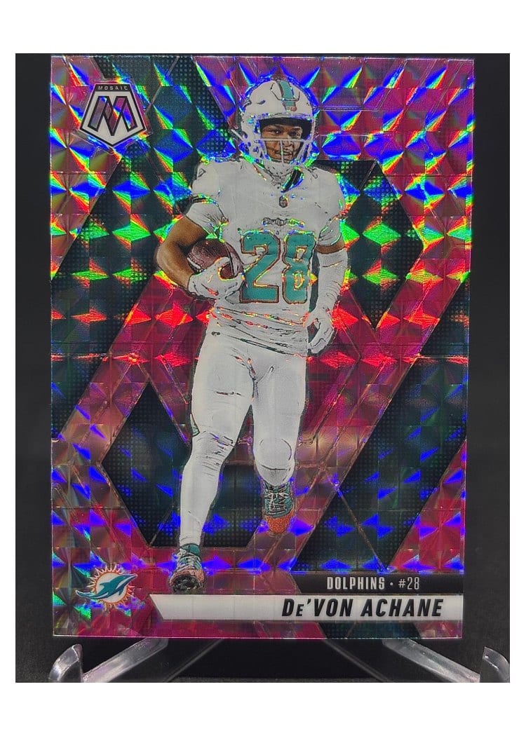 2025 Panini Mosaic Base Set De'Von Achane #58 card