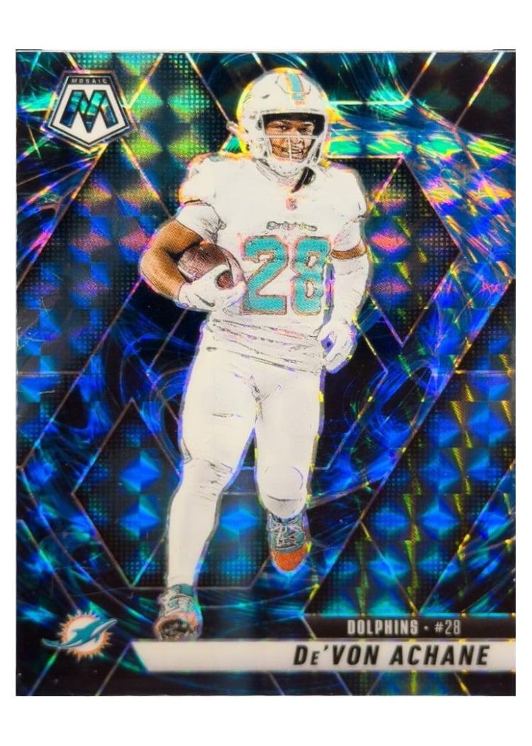 2025 Panini Mosaic Base Set De'Von Achane Genesis #58 card