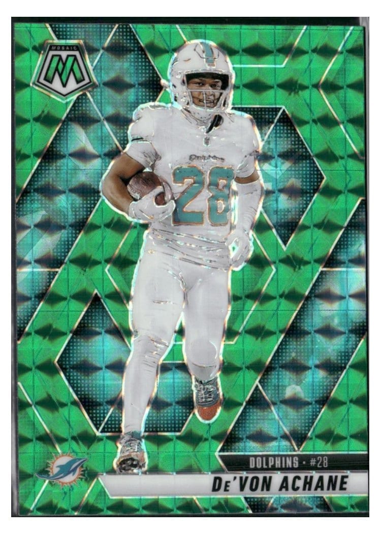 2025 Panini Mosaic Base Set De'Von Achane #58 card