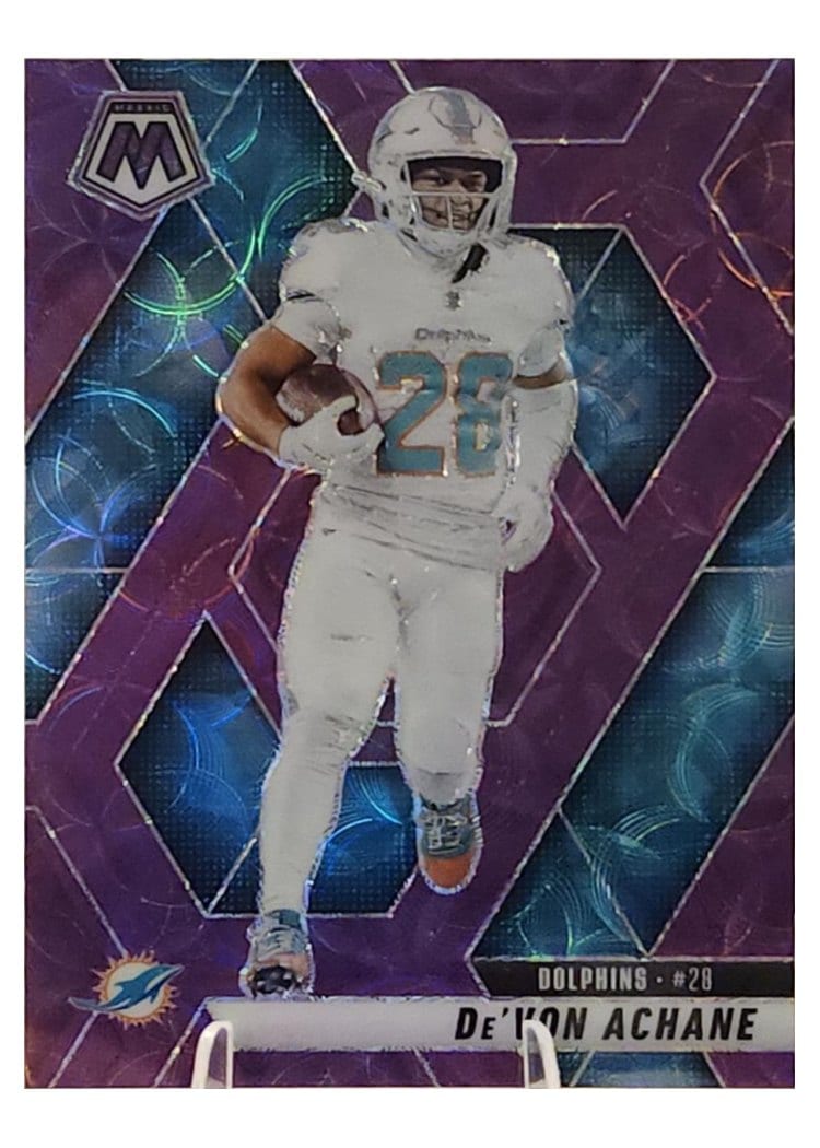 2025 Panini Mosaic Base Set De'Von Achane #58 card