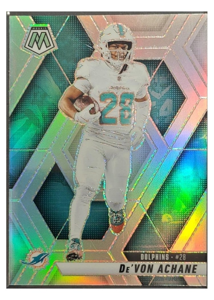 2025 Panini Mosaic Base Set De'Von Achane #58 card