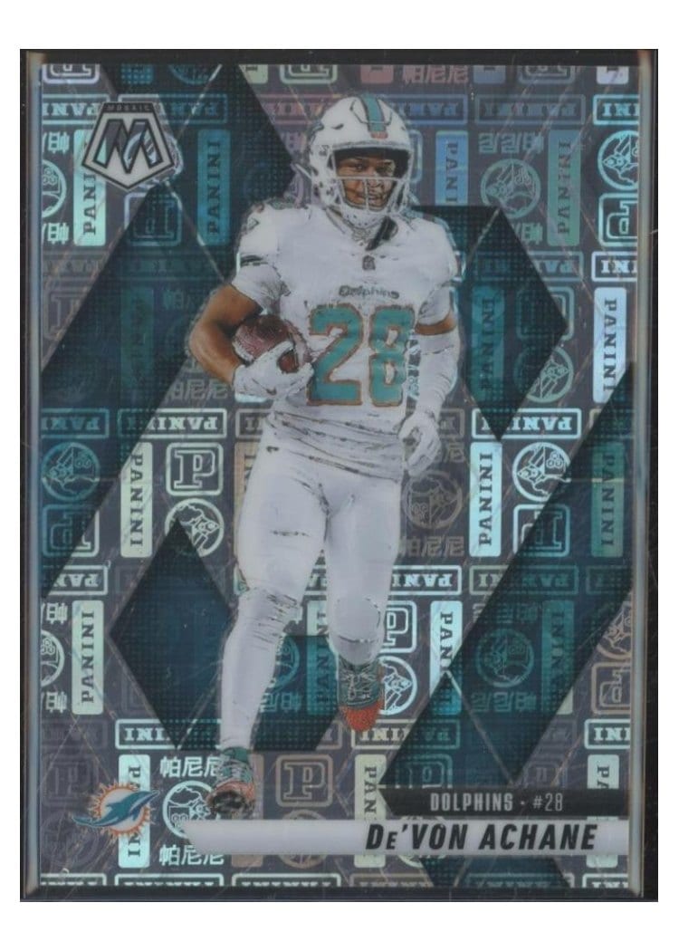 2025 Panini Mosaic Base Set De'Von Achane #58 card