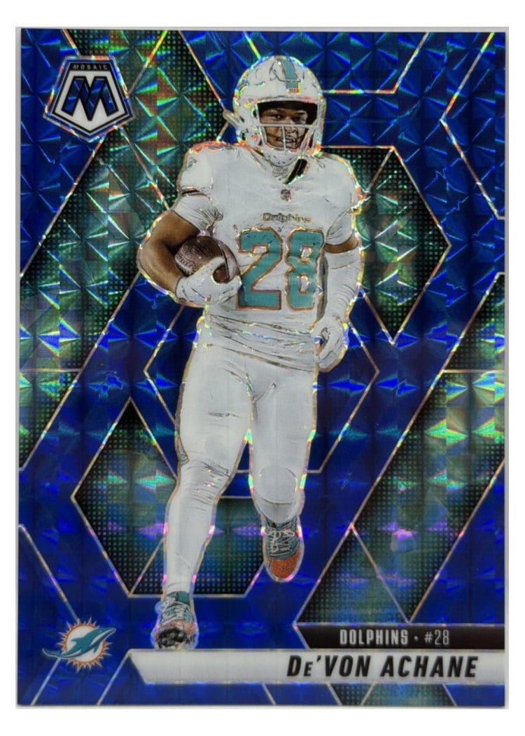 2025 Panini Mosaic Base Set De'Von Achane #58 card