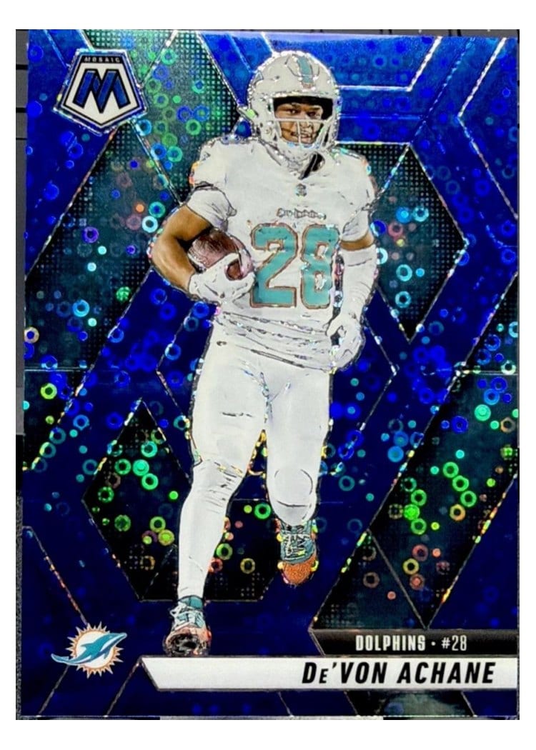 2025 Panini Mosaic Base Set De'Von Achane #58 card