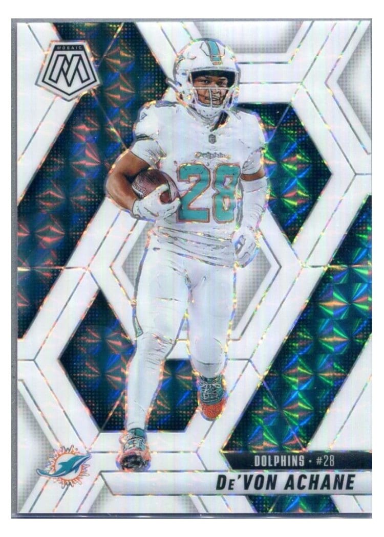 2025 Panini Mosaic Base Set De'Von Achane #58 card