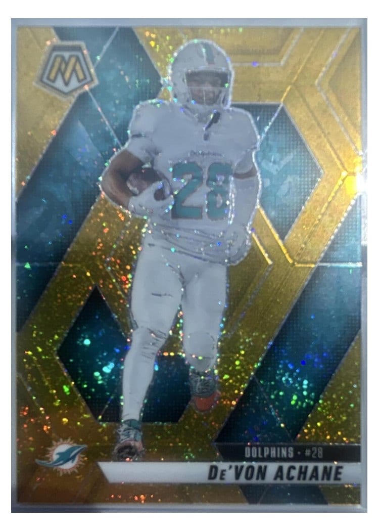 2025 Panini Mosaic Base Set De'Von Achane #58 card