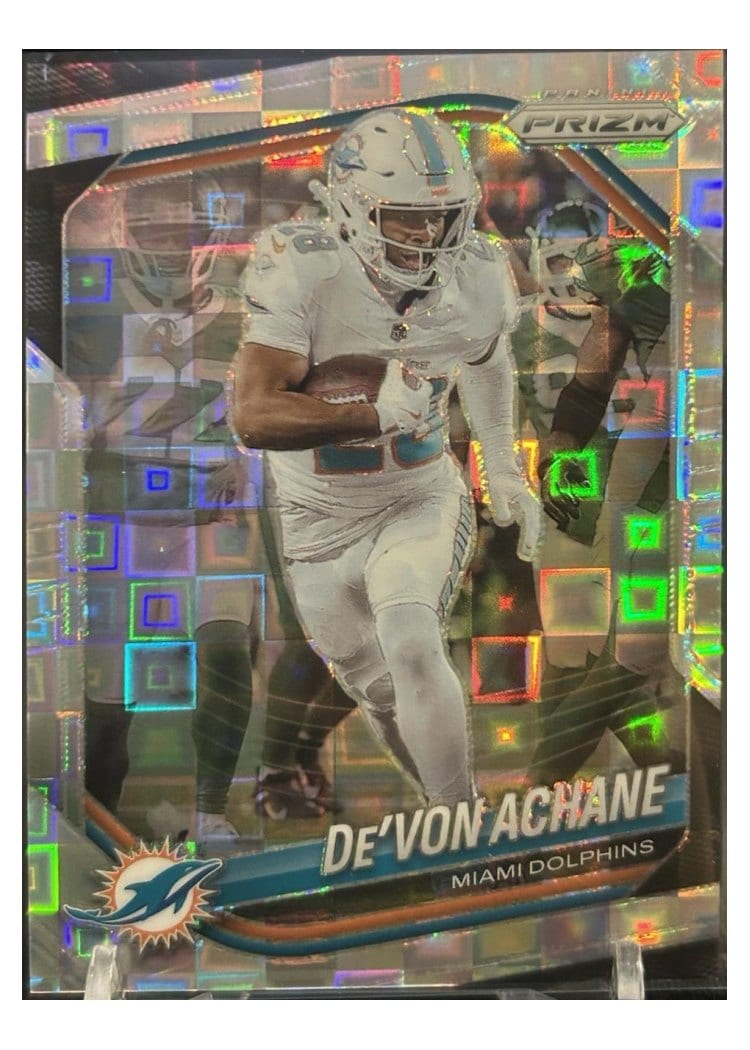 2025 Panini Prizm Base Set De'Von Achane #150 card