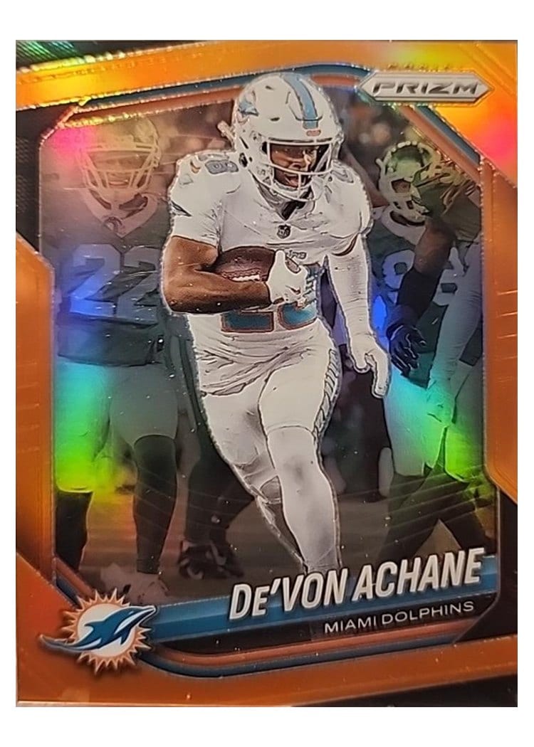 2025 Panini Prizm Base Set De'Von Achane #150 card