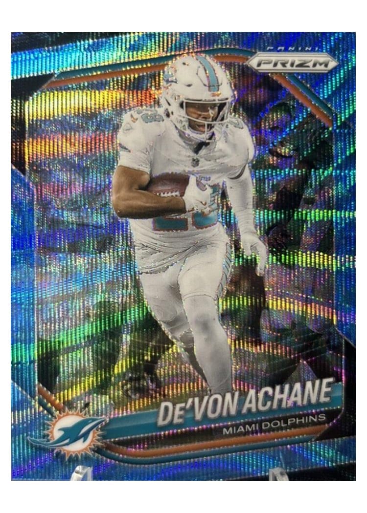 2025 Panini Prizm Base Set De'Von Achane #150 card
