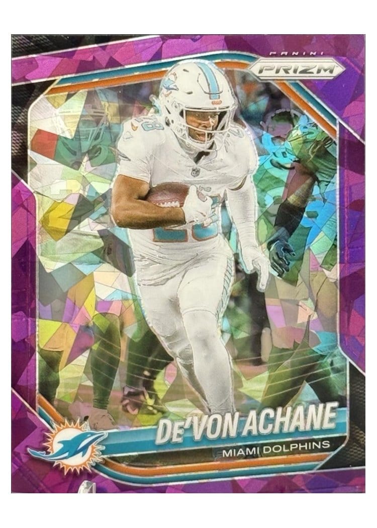2025 Panini Prizm Base Set De'Von Achane #150 card