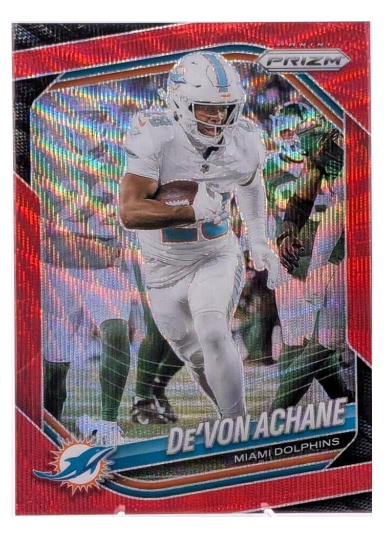 2025 Panini Prizm Base Set De'Von Achane #150 card