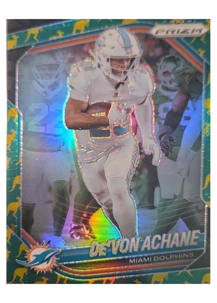 2025 Panini Prizm Base Set De'Von Achane #150 card