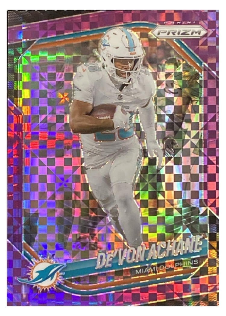 2025 Panini Prizm Base Set De'Von Achane #150 card