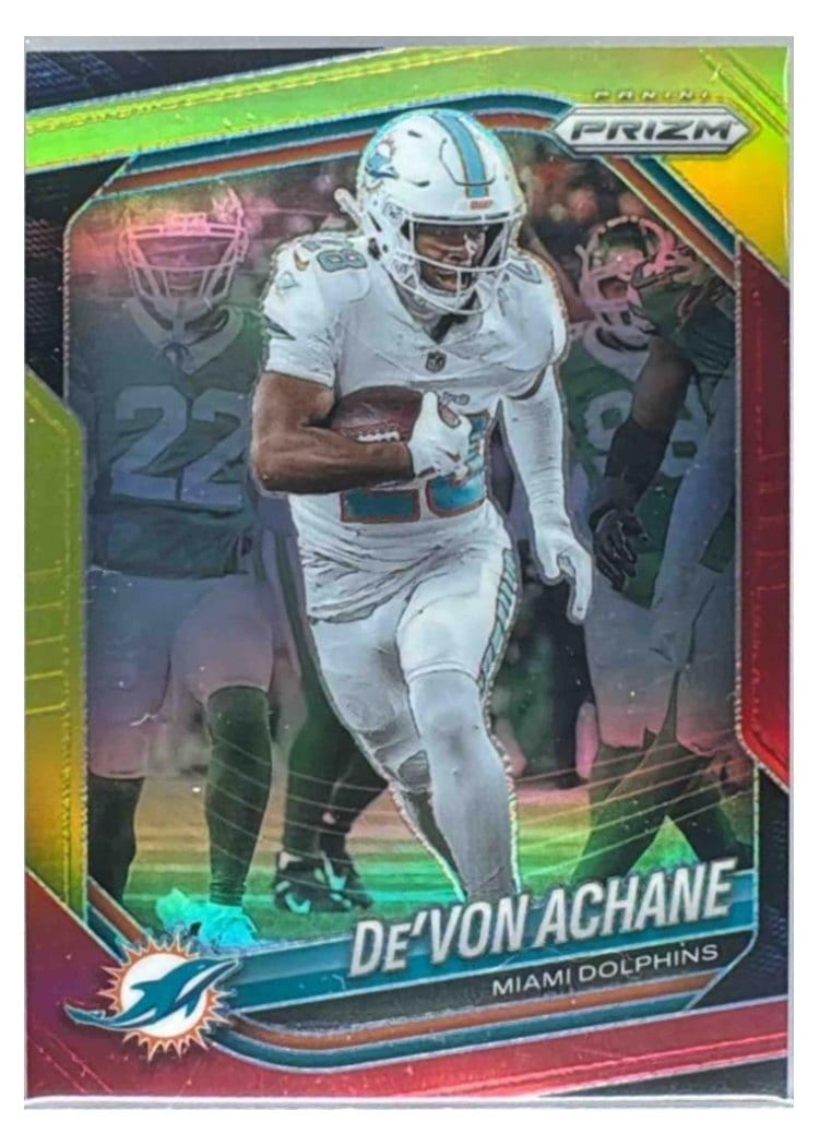 2025 Panini Prizm Base Set De'Von Achane #150 card