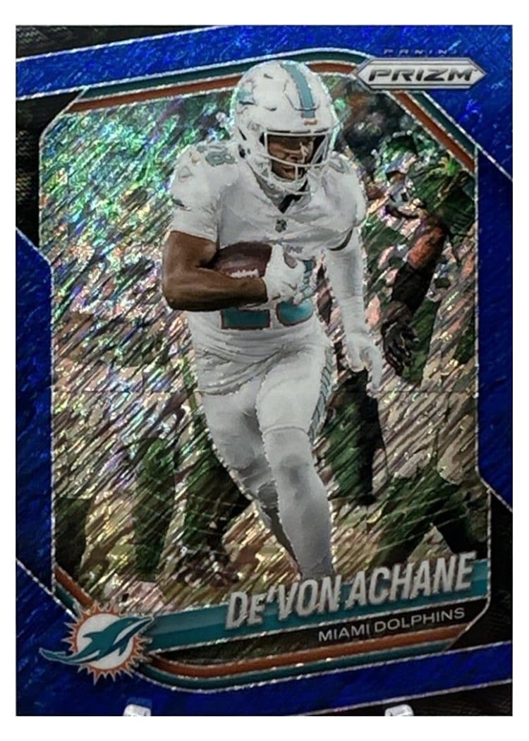 2025 Panini Prizm Base Set De'Von Achane #150 card