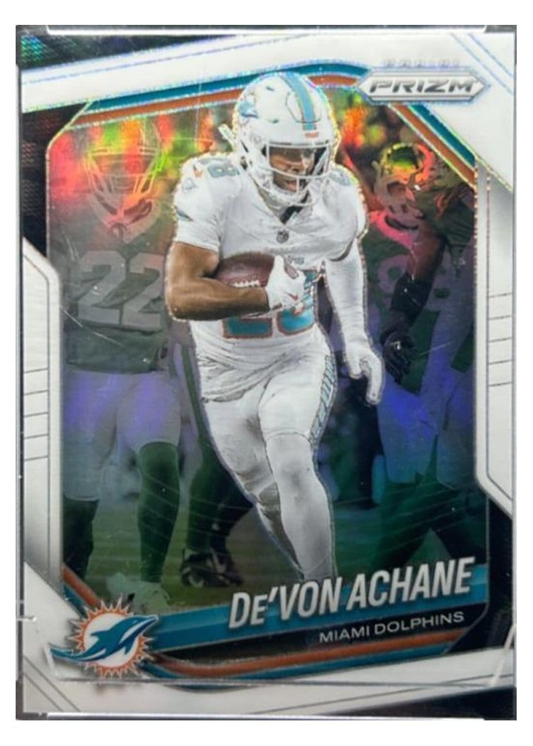 2025 Panini Prizm Base Set De'Von Achane #150 card