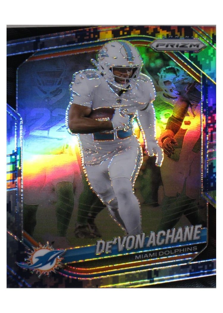 2025 Panini Prizm Base Set De'Von Achane #150 card