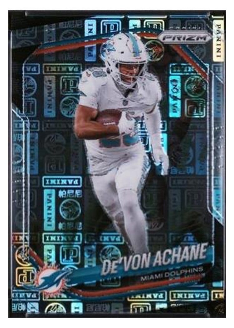 2025 Panini Prizm Base Set De'Von Achane #150 card
