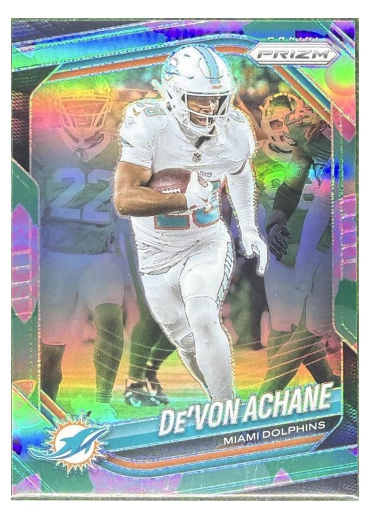 2025 Panini Prizm Base Set De'Von Achane #150 card