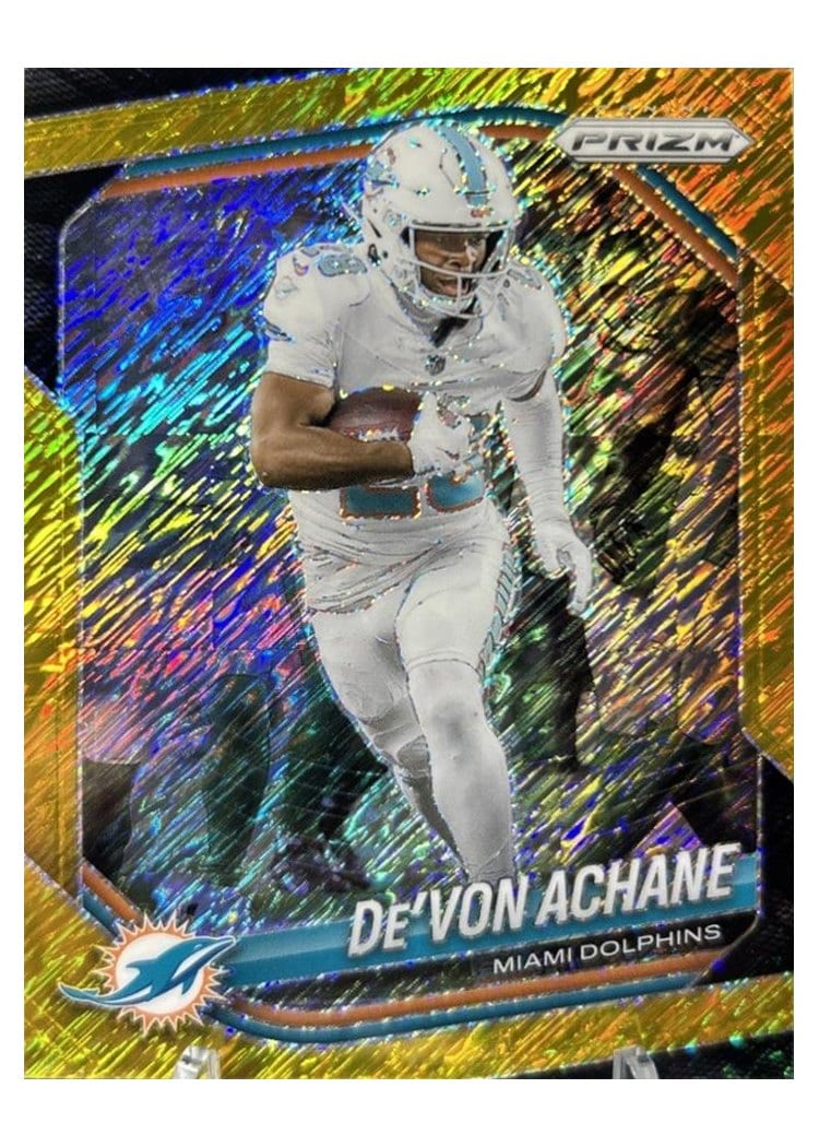 2025 Panini Prizm Base Set De'Von Achane #150 card