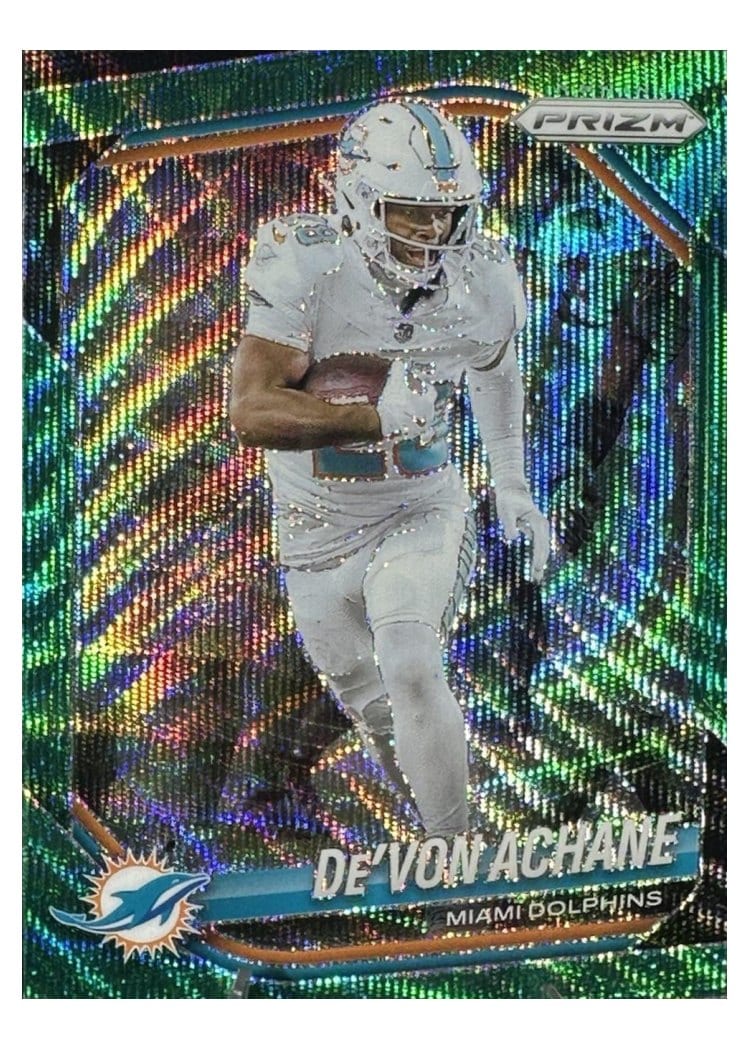 2025 Panini Prizm Base Set De'Von Achane #150 card