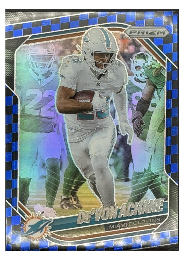 2025 Panini Prizm Base Set De'Von Achane #150 card