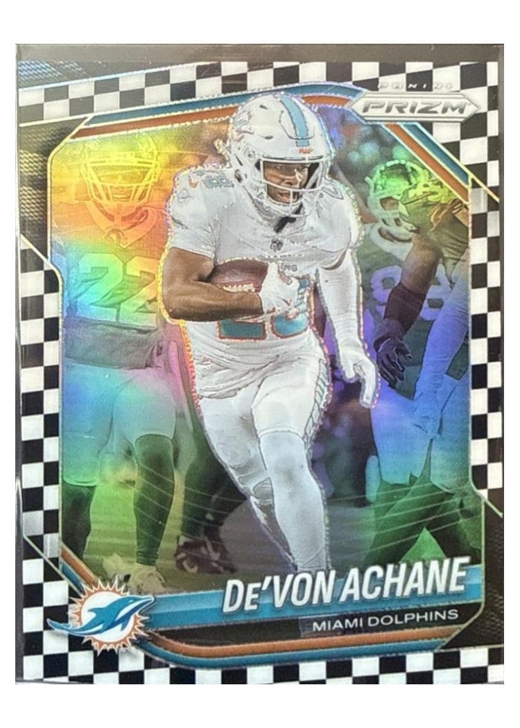 2025 Panini Prizm Base Set De'Von Achane #150 card