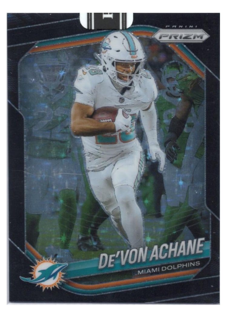 2025 Panini Prizm Base Set De'Von Achane #150 card