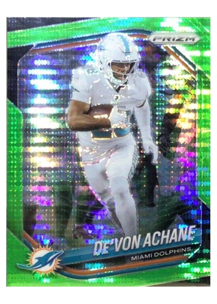 2025 Panini Prizm Base Set De'Von Achane #150 card