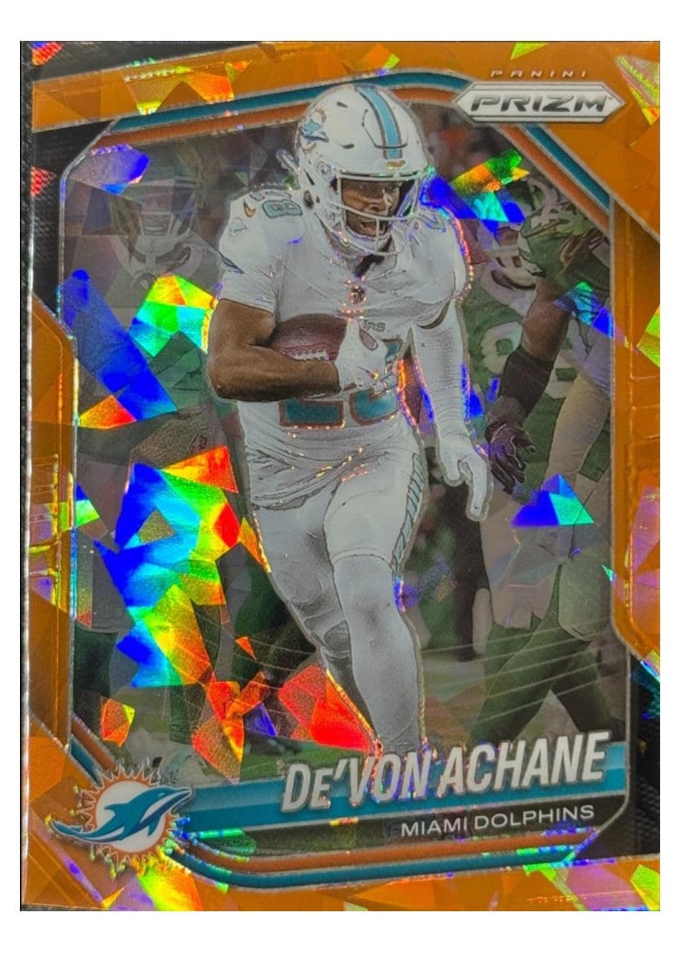 2025 Panini Prizm Base Set De'Von Achane #150 card