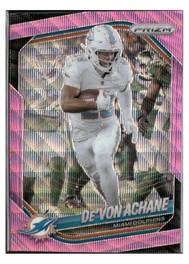 2025 Panini Prizm Base Set De'Von Achane #150 card