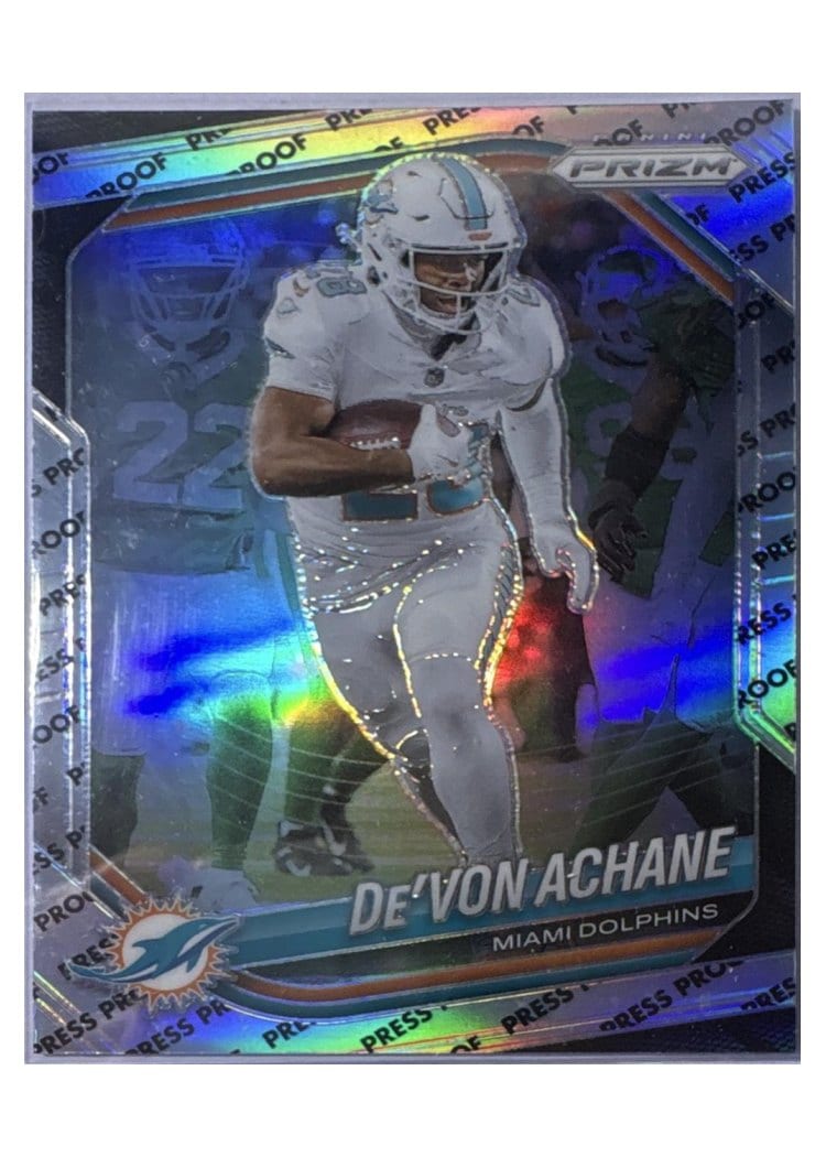 2025 Panini Prizm Base Set De'Von Achane #150 card
