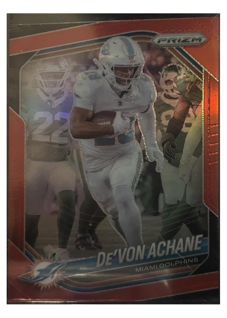 2025 Panini Prizm Base Set De'Von Achane #150 card