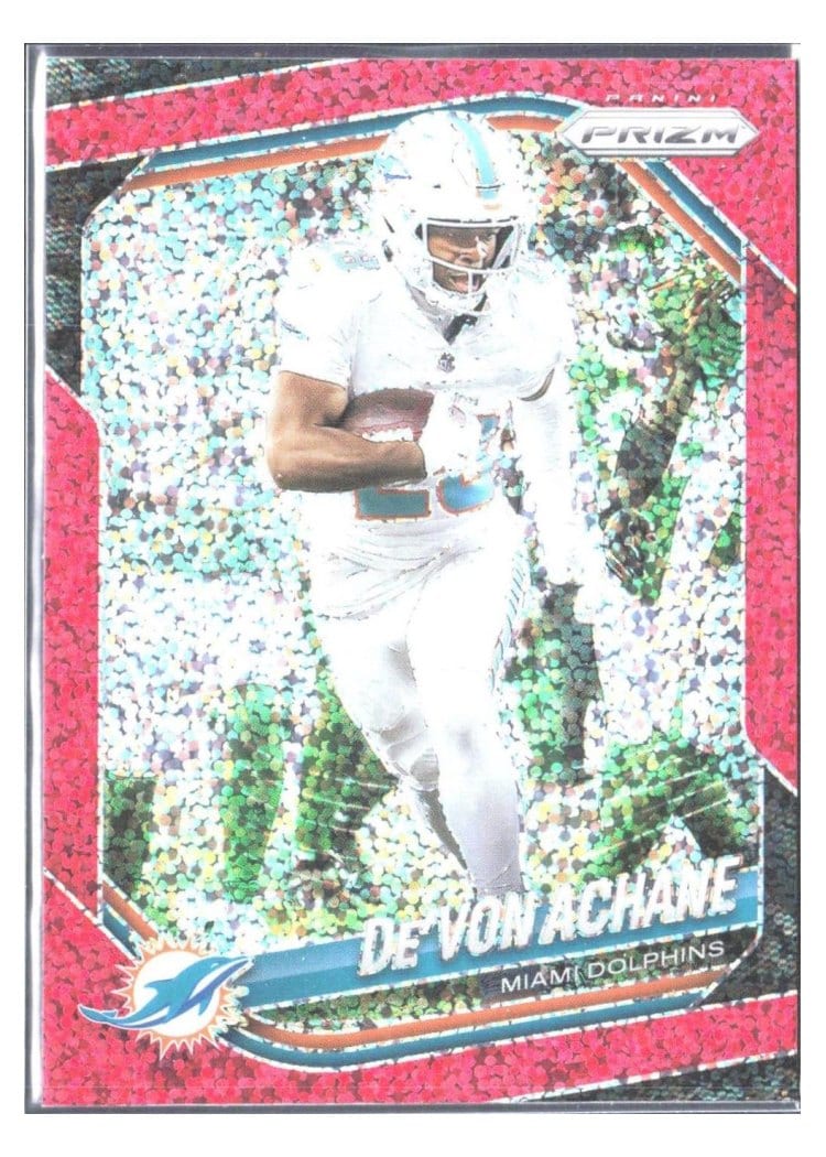 2025 Panini Prizm Base Set De'Von Achane #150 card