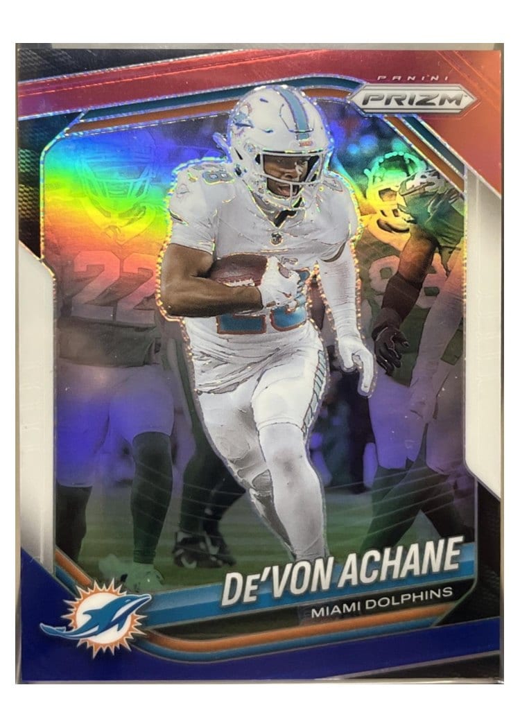 2025 Panini Prizm Base Set De'Von Achane #150 card