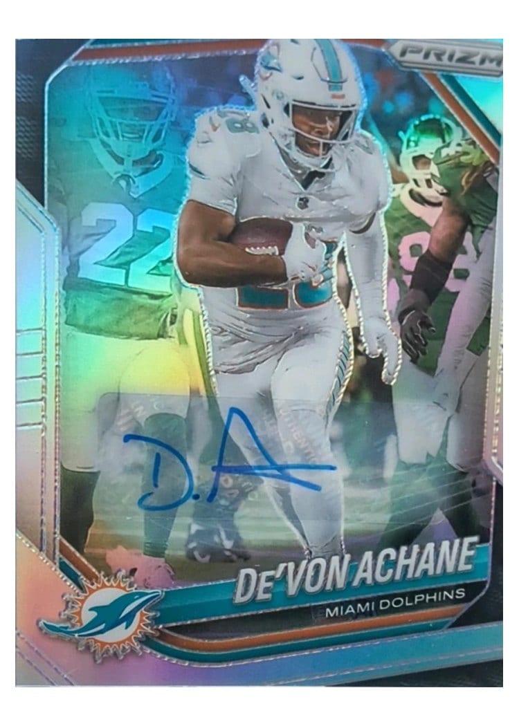 2025 Panini Prizm Base Set De'Von Achane #150 card