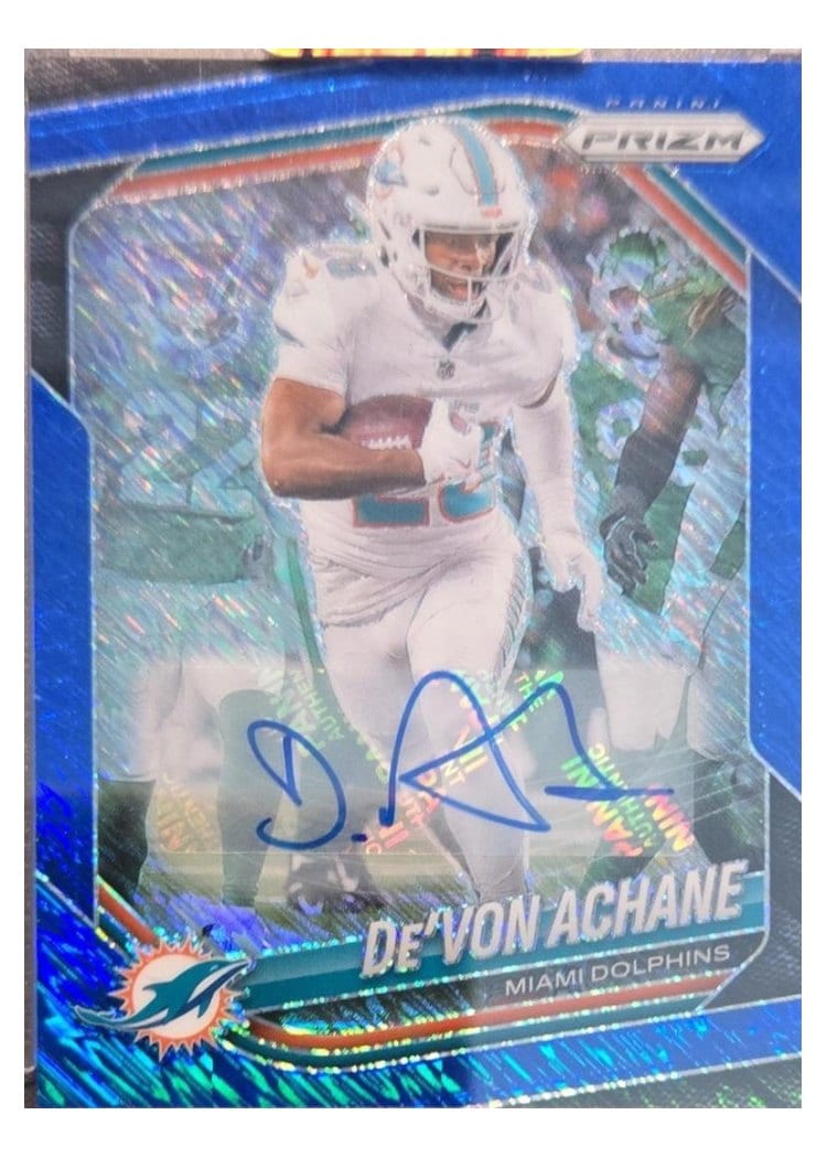 2025 Panini Prizm Base Set De'Von Achane #150 card