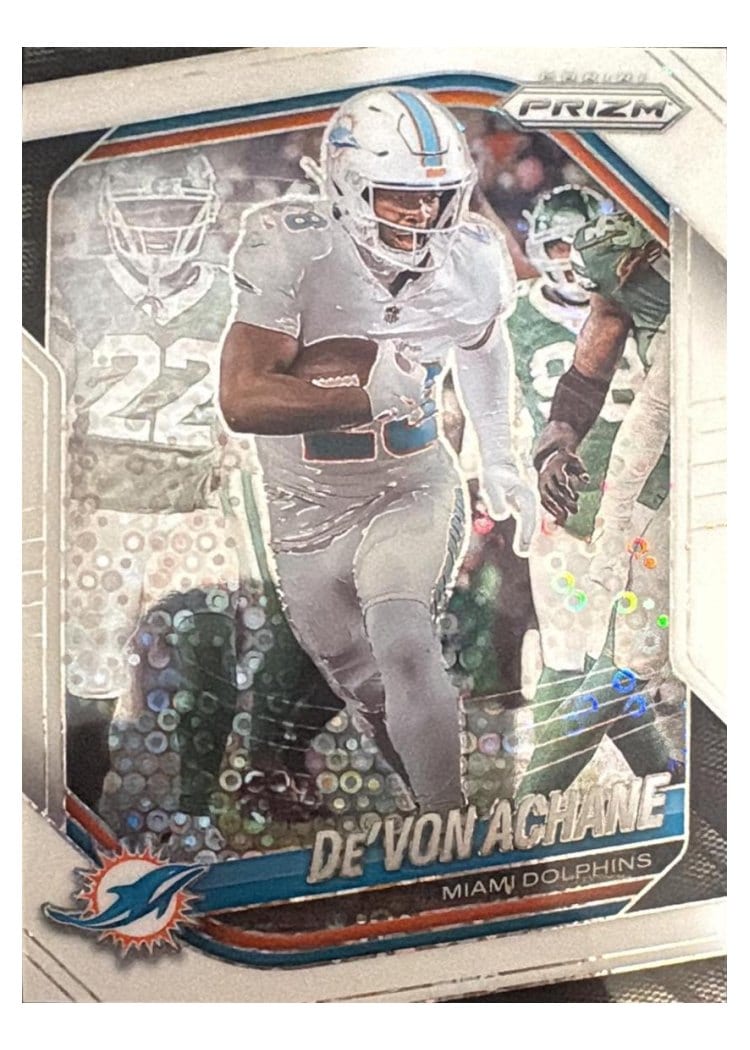 2025 Panini Prizm Base Set De'Von Achane #150 card