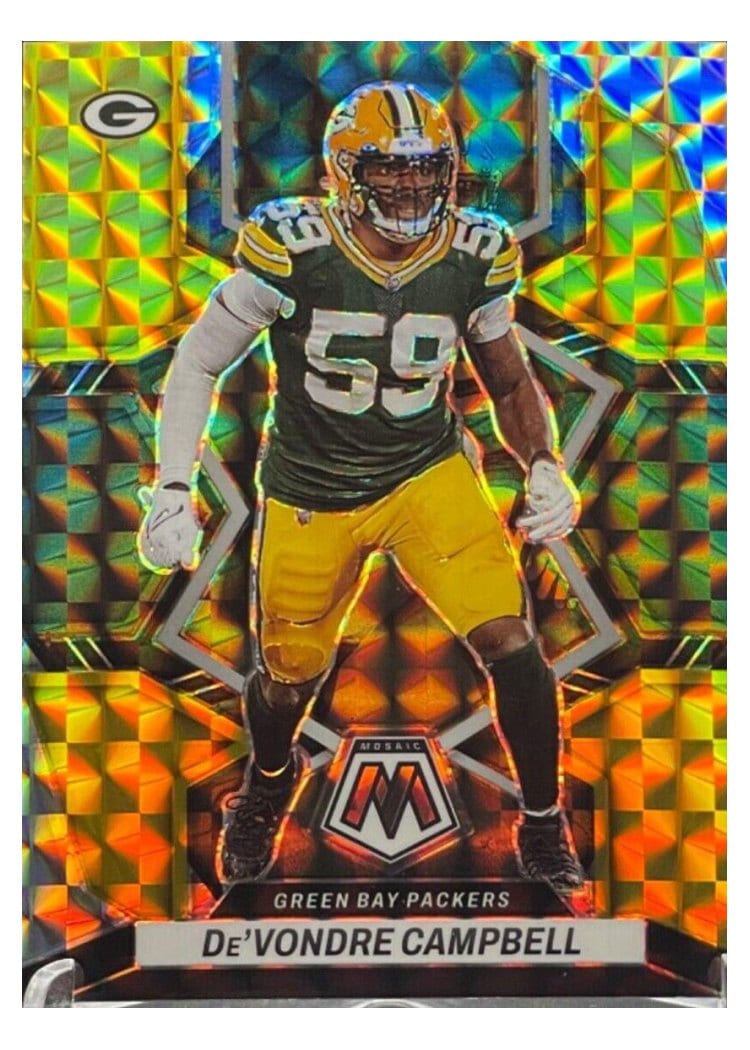 2022 Panini Mosaic Base Set De'Vondre Campbell #74 card