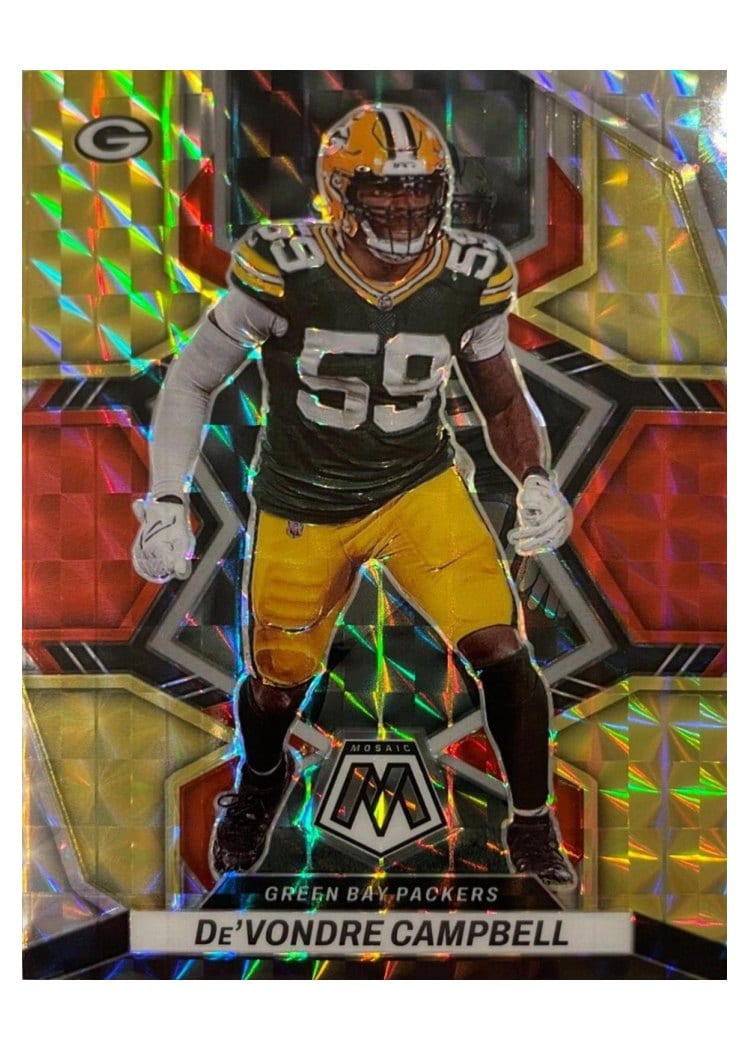 2022 Panini Mosaic Base Set De'Vondre Campbell #74 card