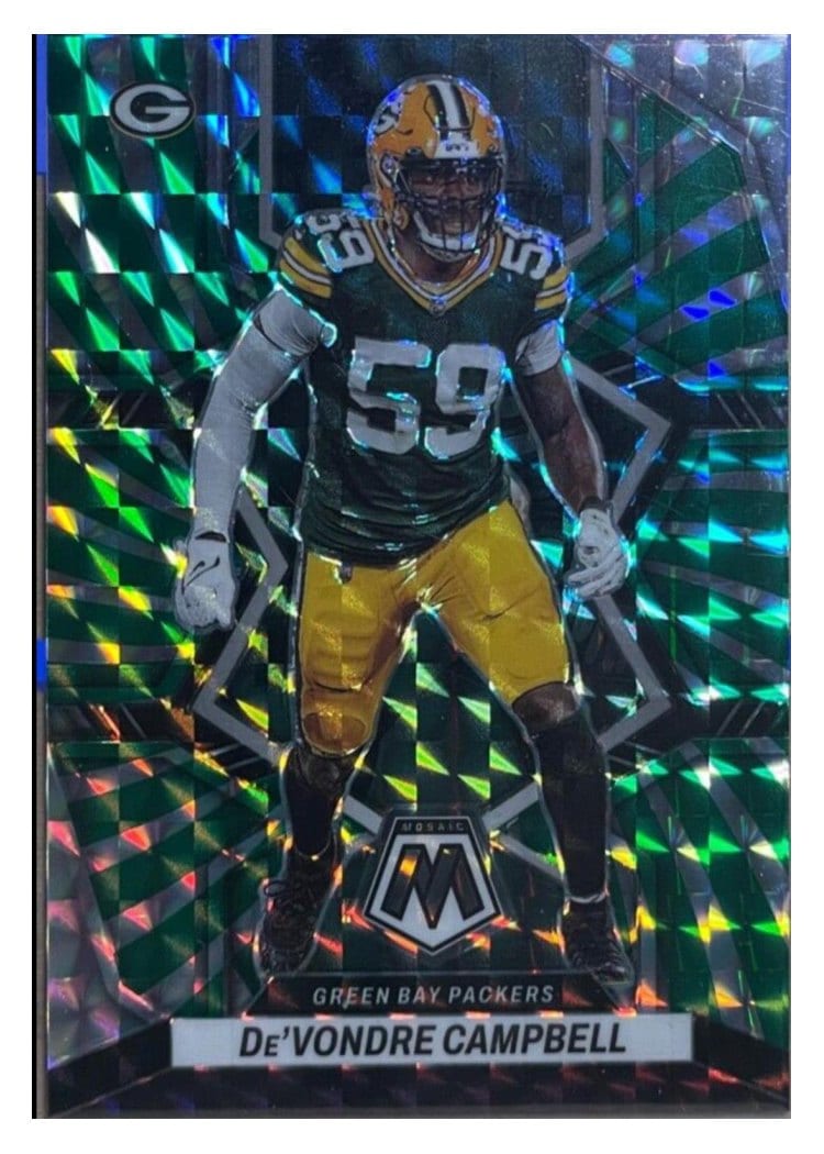 2022 Panini Mosaic Base Set De'Vondre Campbell #74 card