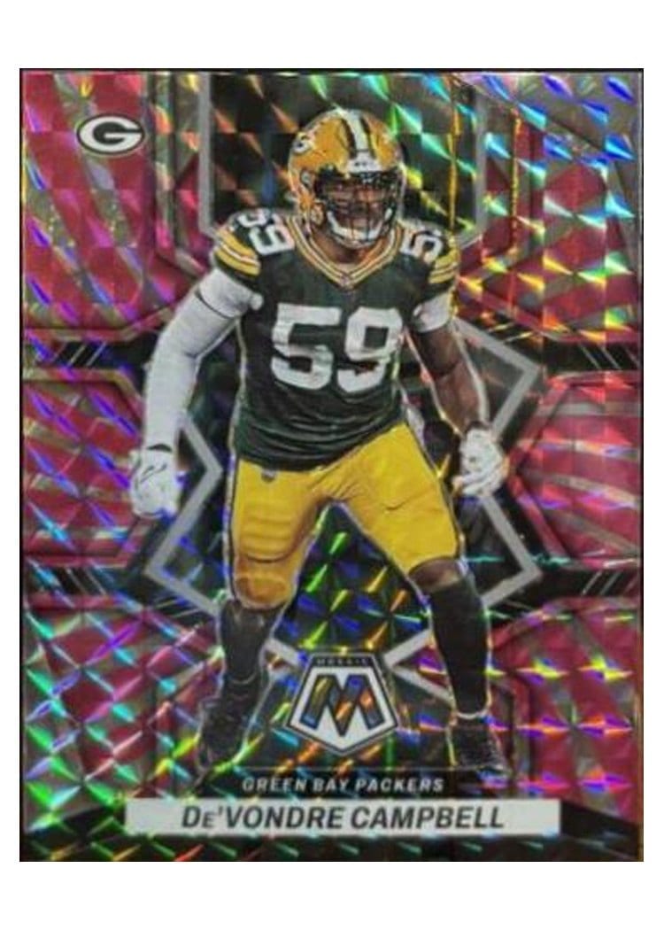 2022 Panini Mosaic Base Set De'Vondre Campbell #74 card