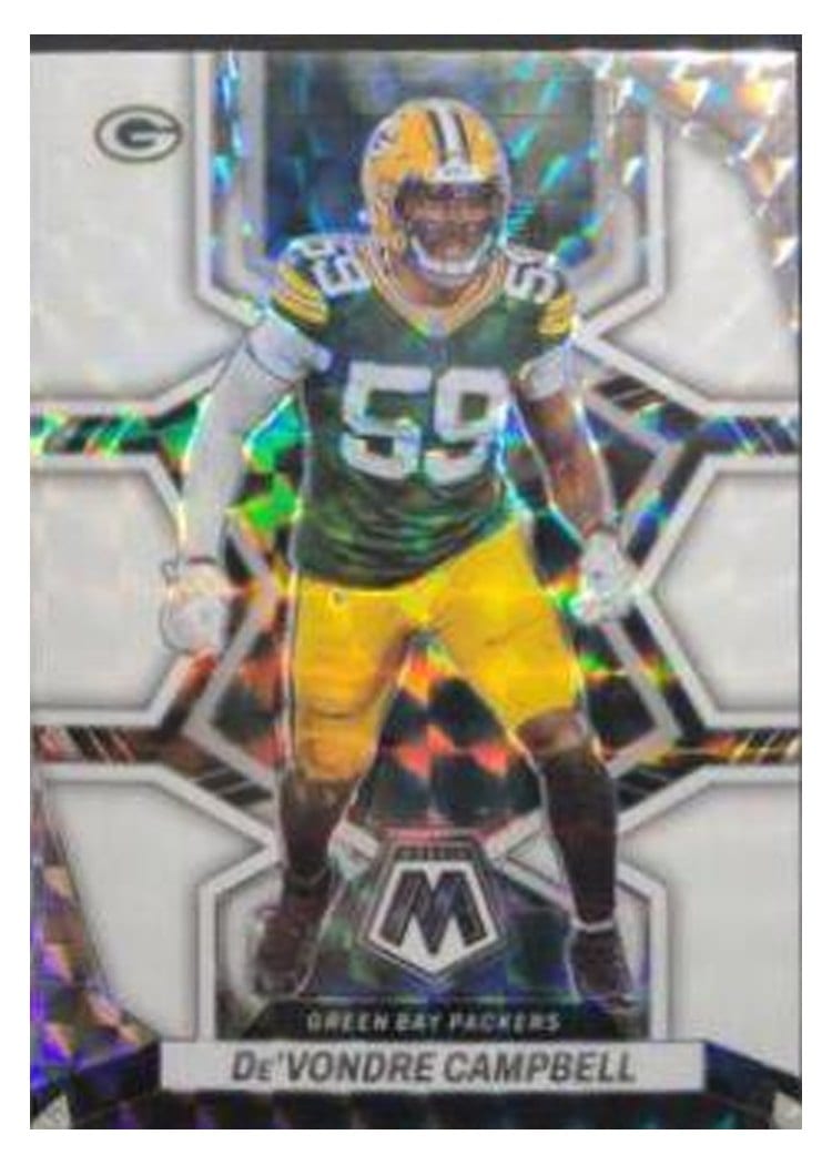 2022 Panini Mosaic Base Set De'Vondre Campbell #74 card