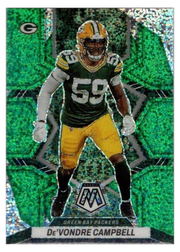 2022 Panini Mosaic Base Set De'Vondre Campbell #74 card