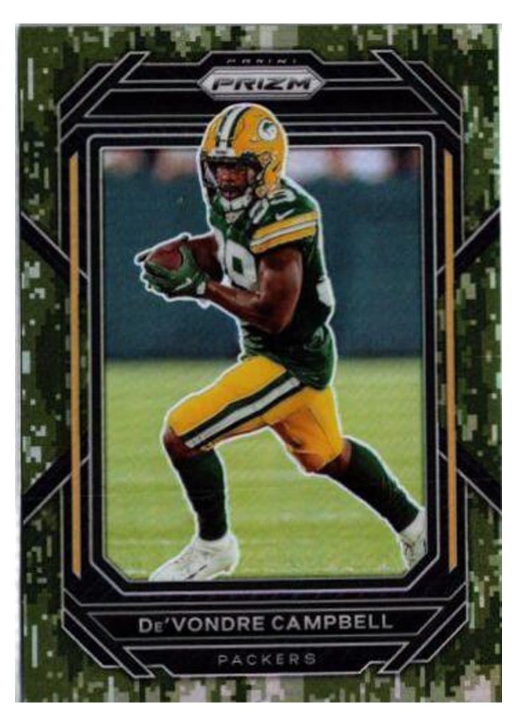 2022 Panini Prizm Base Set De'Vondre Campbell #108 card
