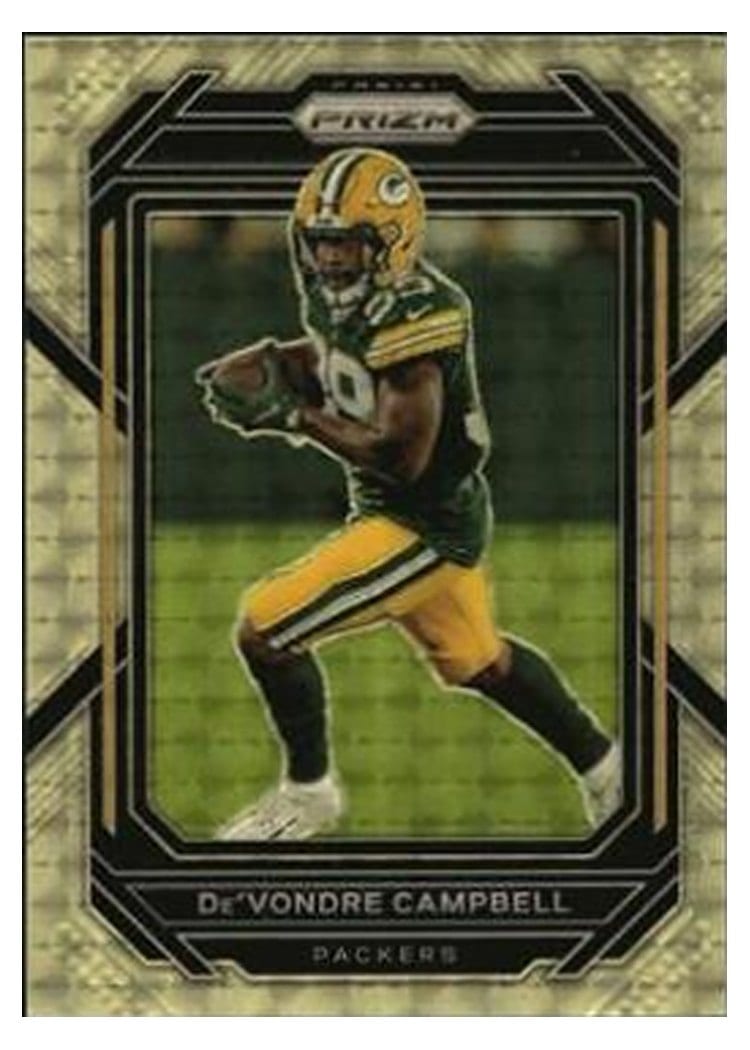 2022 Panini Prizm Base Set De'Vondre Campbell #108 card