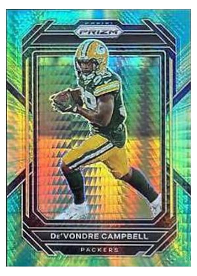 2022 Panini Prizm Base Set De'Vondre Campbell #108 card