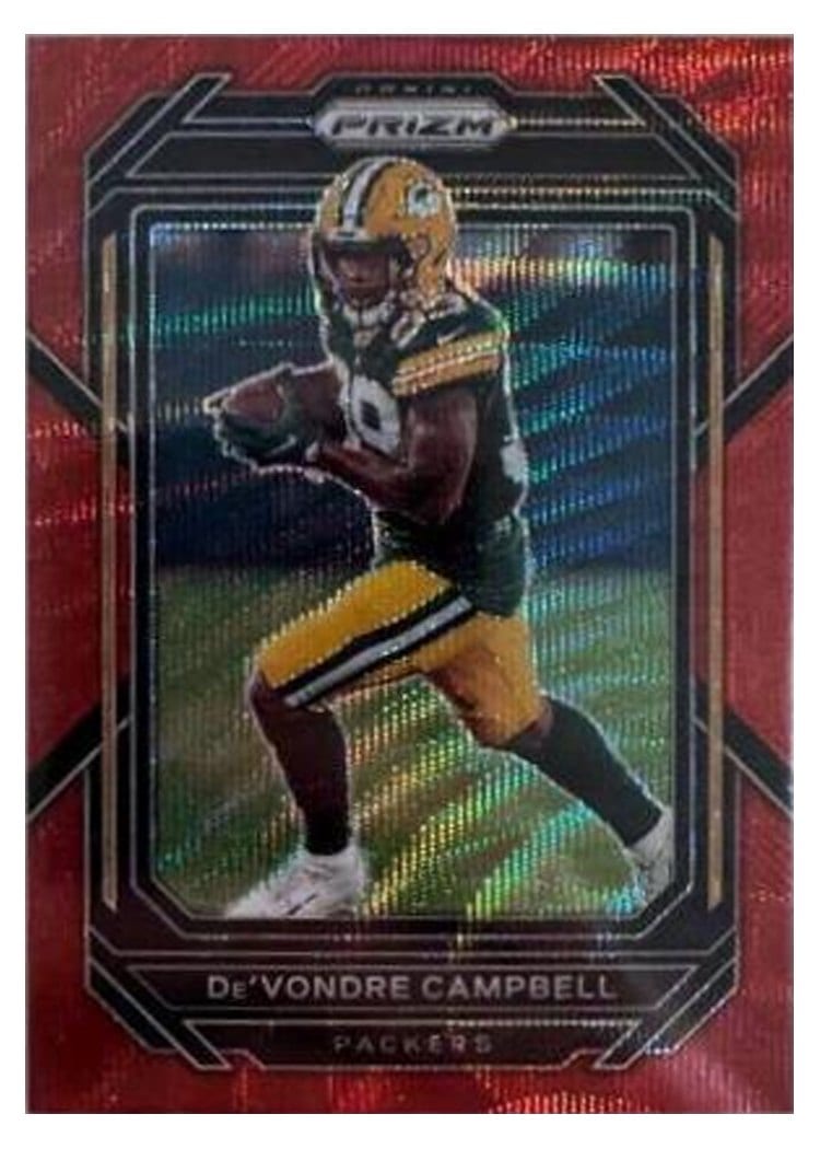 2022 Panini Prizm Base Set De'Vondre Campbell #108 card