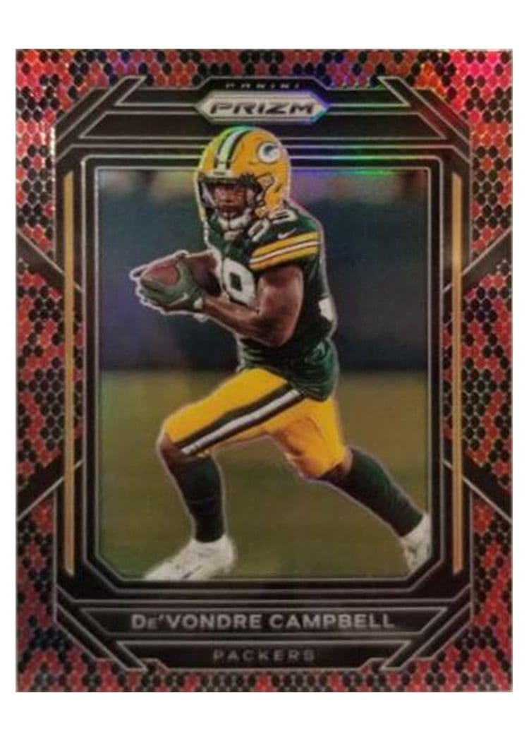 2022 Panini Prizm Base Set De'Vondre Campbell #108 card